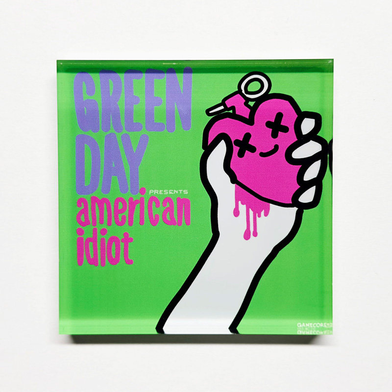 波普宇宙原创设计GreenDay绿日乐队音乐专辑封面摇滚亚克力冰箱贴