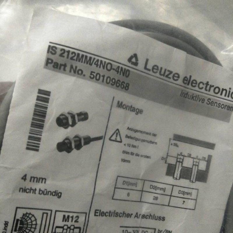 Leuze劳易测接近开关IS 112MM/4NO-4E0/ISS 212MM/2NC-8N0-M12