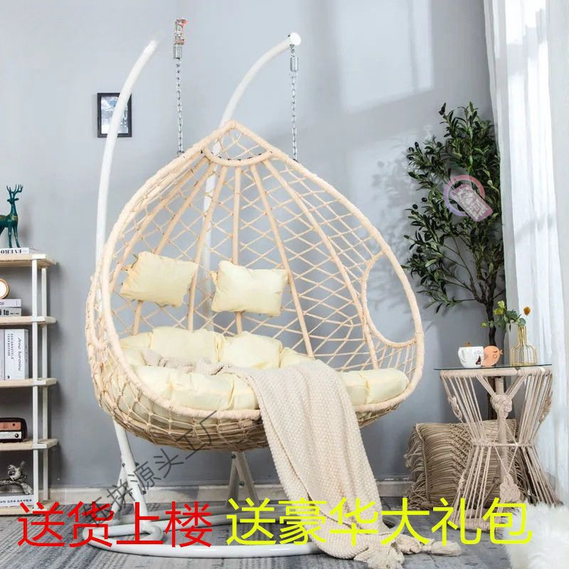 吊篮藤椅家用秋千吊椅室内单双人吊床户外阳台网红懒人鸟巢摇篮椅,3C数码配件,其它配件,淘宝优惠券,粉丝福利购,淘宝优惠卷