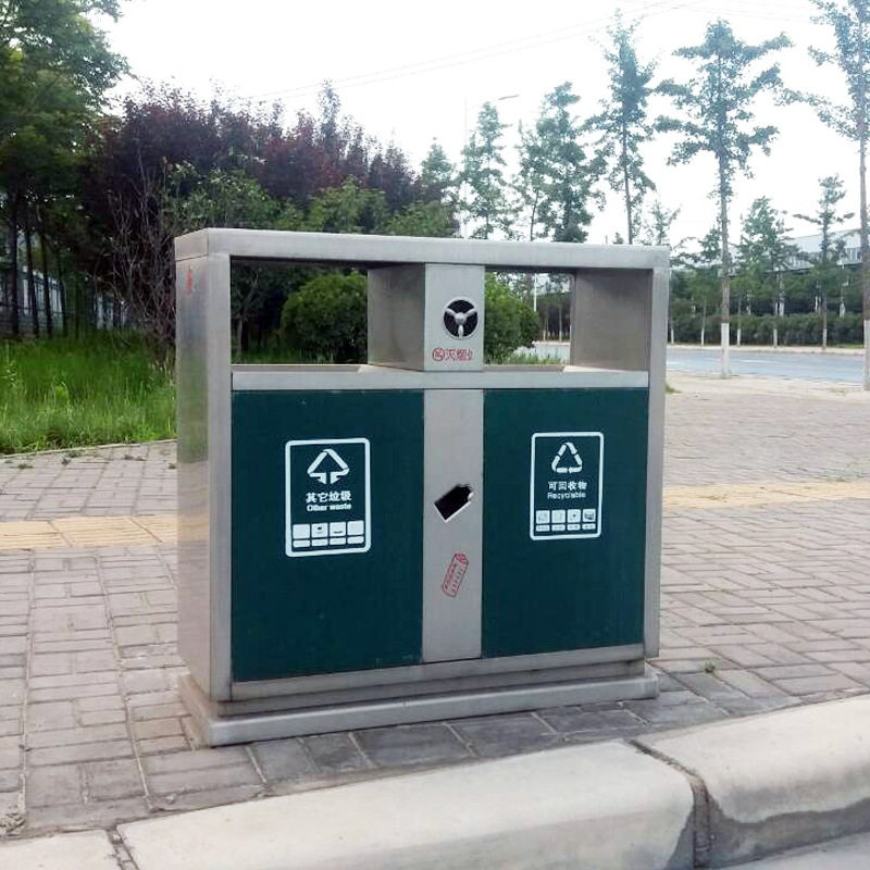 户外垃圾桶 不锈钢垃圾桶 景区街道垃圾桶环卫垃圾桶河南郑州安阳
