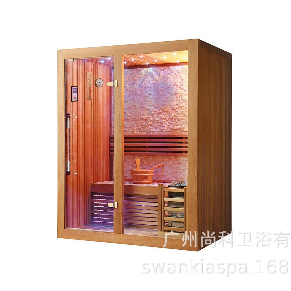 SK1238电气石光波房汗蒸房家用桑拿房单人双人家庭式设备