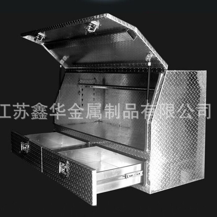 铝制工具箱侧开敞式汽车库1200x700x500mm