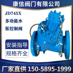 多功能水泵控制阀 DN300活塞式 康信供应水泵控制阀 64C DS101X