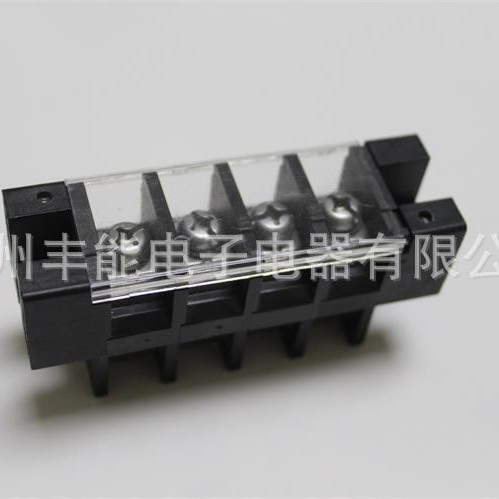 HOPPY贯通式端子 带盖栅栏式接线端子台T4050 600V75A 间距16mm