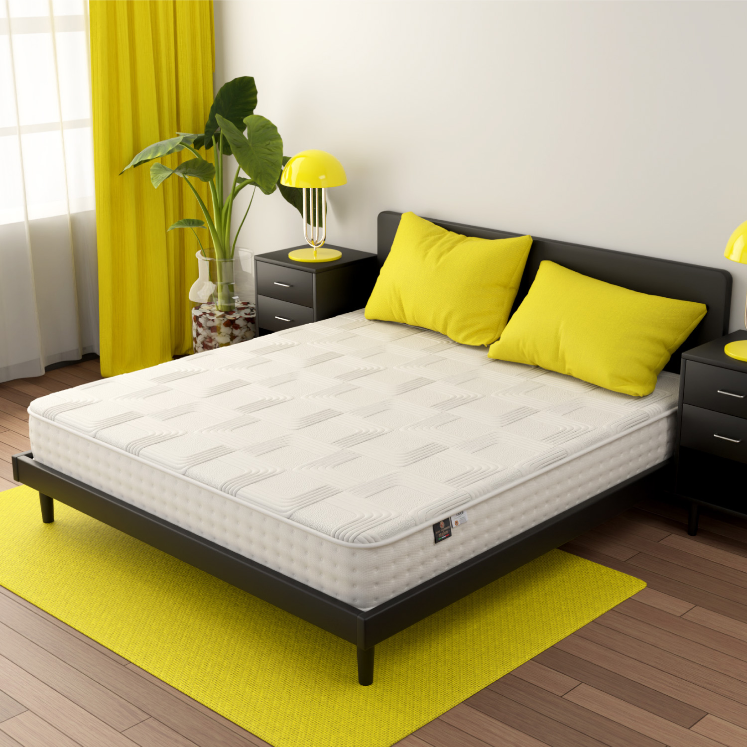 苏府乳胶床垫软硬两用可拆卸清洗