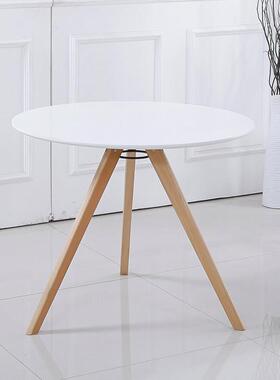 Eames餐桌和椅子组合现代简约斯堪的纳维亚家庭实木餐桌接待休闲