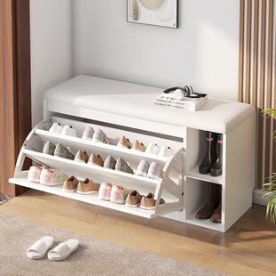 超薄换鞋凳和鞋柜集成17cm倾卸斗入口门24家入口可坐小尺寸窄鞋架