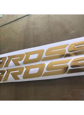 BROSS公路车自行车侧标覆盖改色贴纸贴标