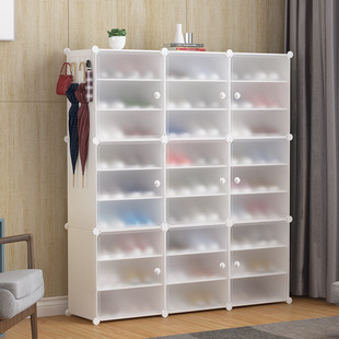柜 架收纳柜塑料组合简易鞋 厂家直供现代多层家用鞋 柜经济型宿舍鞋