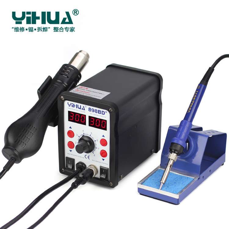 谊华YH-898BD+二合一热风枪 热风枪焊台 热风拆焊台