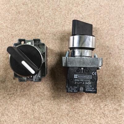 旋钮开关二档转换旋转按钮开关三档自锁XB2-BD21/25/41/45/33/53