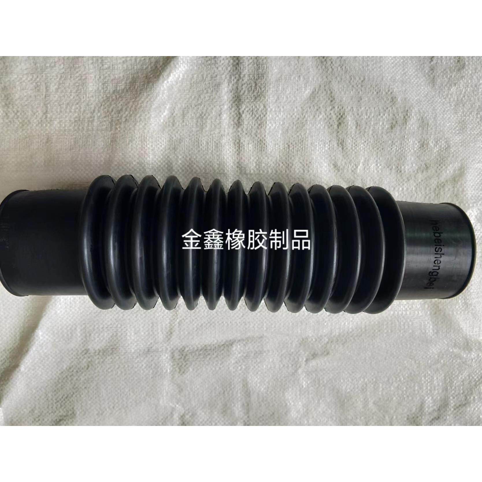 内径75橡胶波纹伸缩管下水管pcv管道软连接桥梁改建排水管耐老化