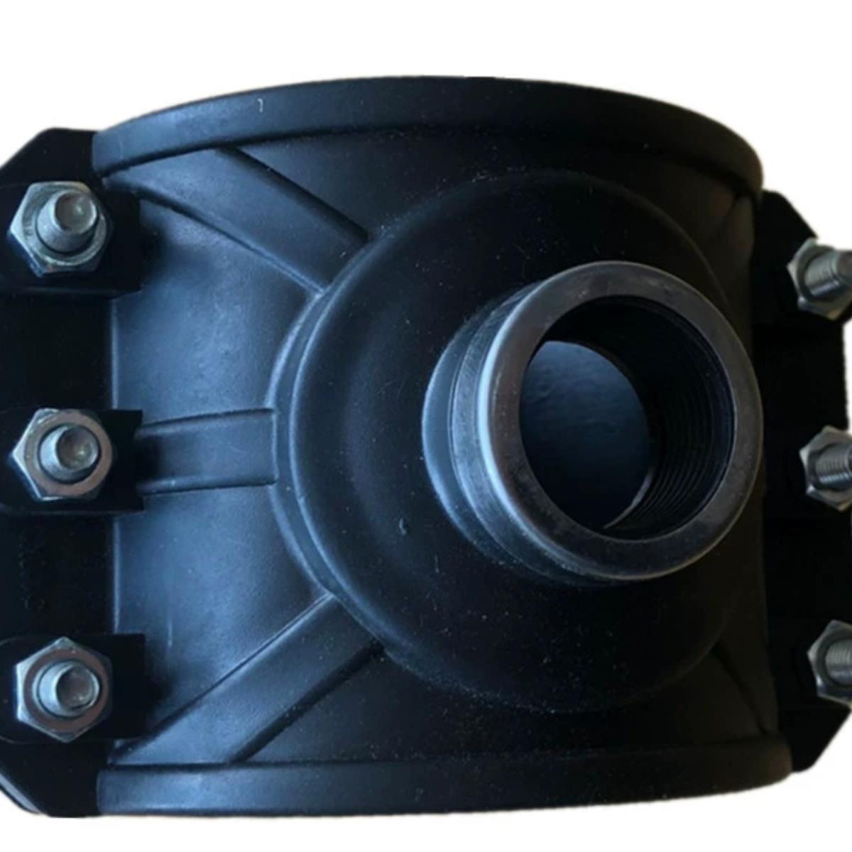 PE90管道PPR110PVC管件快速接口哈弗接抢修节补漏接头三通配件PE