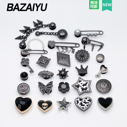 金属洞洞鞋鞋上装饰扣