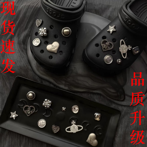 洞洞鞋配饰Sunsikei失落土星鞋花