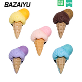 配饰高级鞋 扣配件甜筒可爱鞋 花装 巴仔鱼洞洞鞋 饰适配Cross Crocs