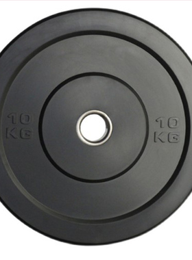 速发黑色全胶 铃片杠高弹足重标准颜色举重片加厚钢圈厂家直销竞