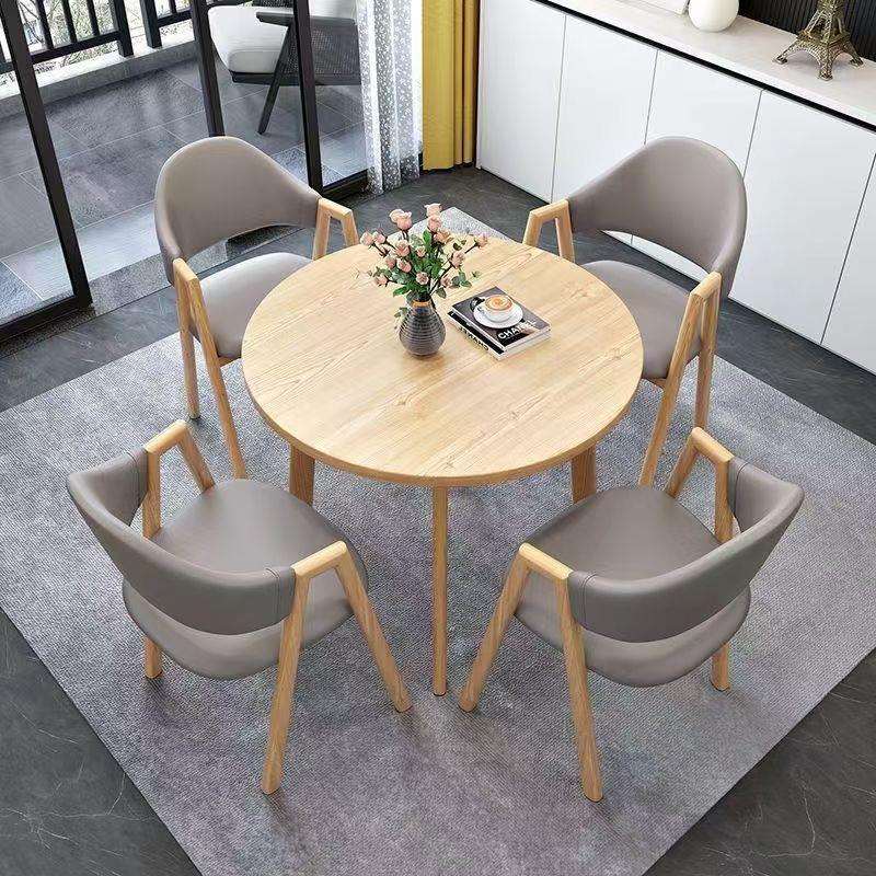 桌椅意式洽谈轻奢组合奶茶接待现代台商简约休闲售楼处北欧圆桌