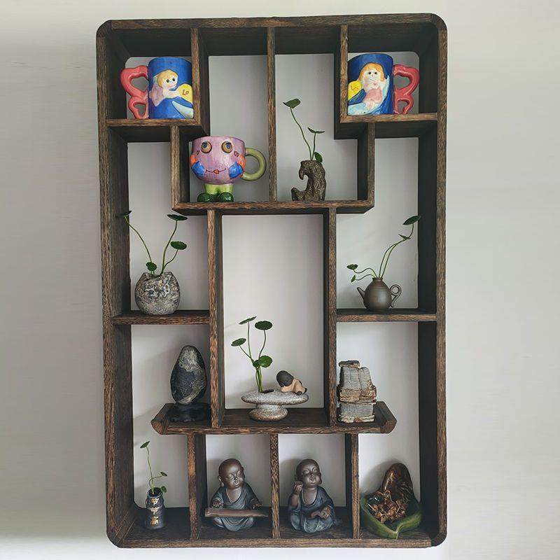 实木复古置物架新中式博古架墙上壁挂式茶壶架收纳简约储物架,畜牧/养殖物资,畜牧/养殖器械,淘宝优惠券,粉丝福利购,淘宝优惠卷