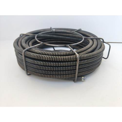 管道疏通弹簧16mm加粗加密加硬20米疏通机配件电钻电锤用通下水道