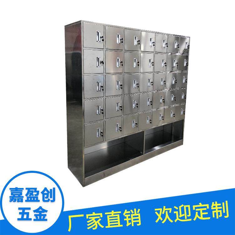 304不锈钢4门更衣柜员工储物柜不锈钢员工储物更衣柜