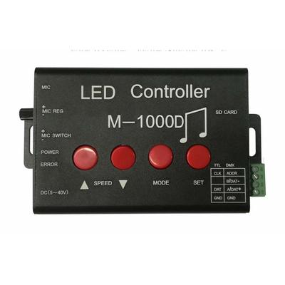新款幻彩灯条控制器，M-1000幻彩控制器带SD卡编程LED幻彩控制器