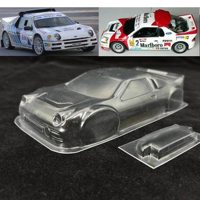 kyosho京商1/28Mini-Z车壳蚊车壳福特FordRS200透明PC车壳98mm