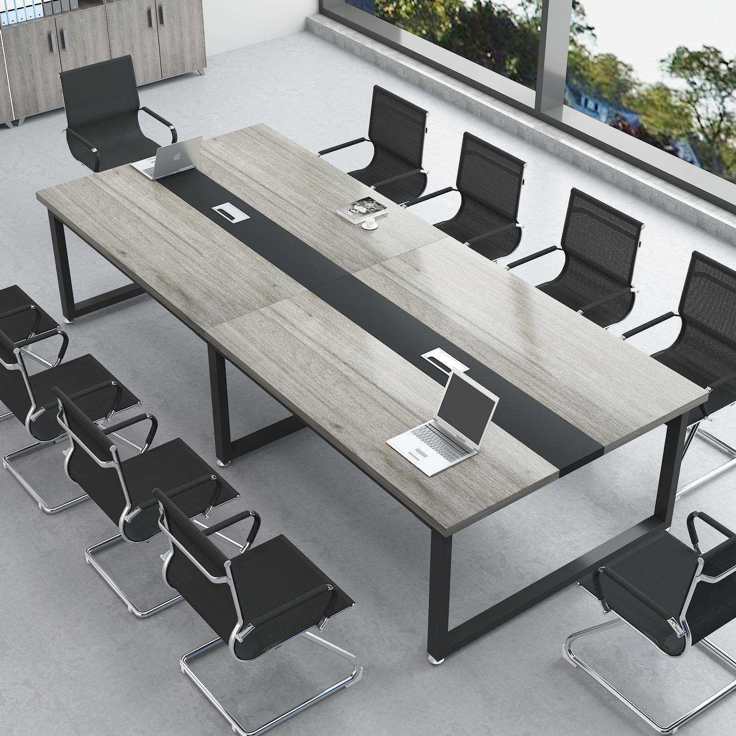 会议桌长桌简约现代会议室接待洽谈长条桌简易工作台办公桌椅组合