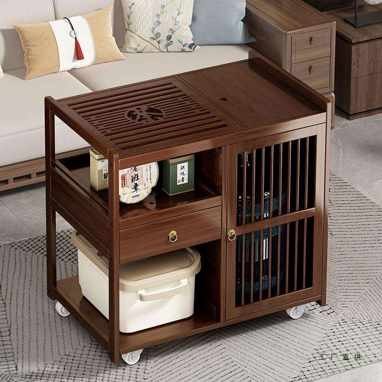 茶几客厅家用茶桌非实木小户型边几烧水壶一体茶台2025新款茶水柜