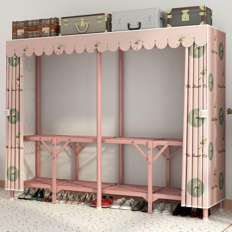 衣柜免安装折叠布衣柜家用卧室出租房用简易衣橱加粗加固结实耐用