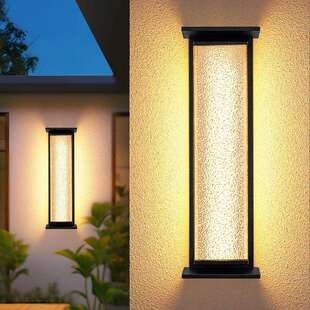 户外防水太阳能壁灯别墅两侧大门柱子外墙庭院简约室外接电壁灯