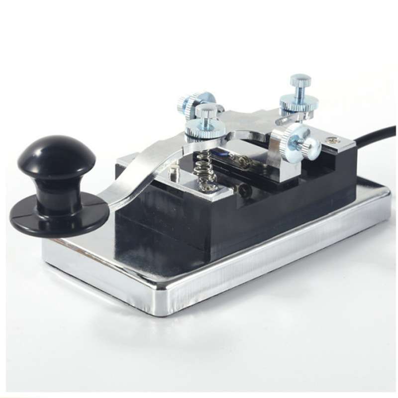 常熟K4重型电键摩斯码电键 3.5mm/6.5mm插头CW短波电键无线电台