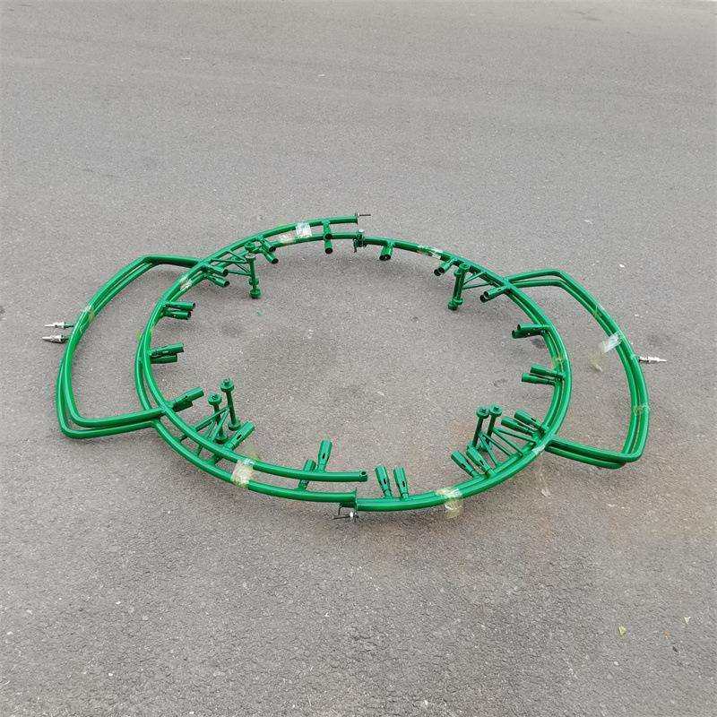 鸿聚牌旋转式管道火焰加热器管道预热器大管径管子焊接预热设备