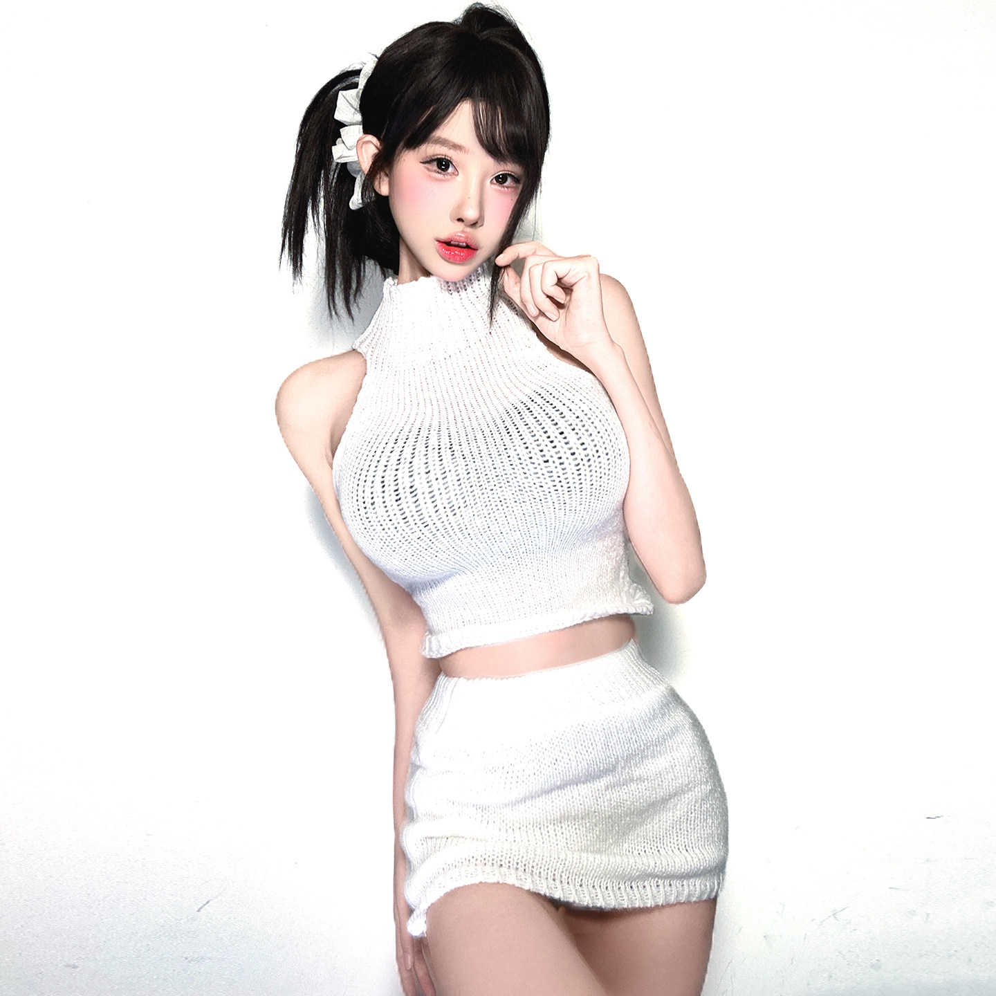 主播表演酒吧DS演出服新款女DJ领舞台chic性感辣妹紫色爵士舞服装