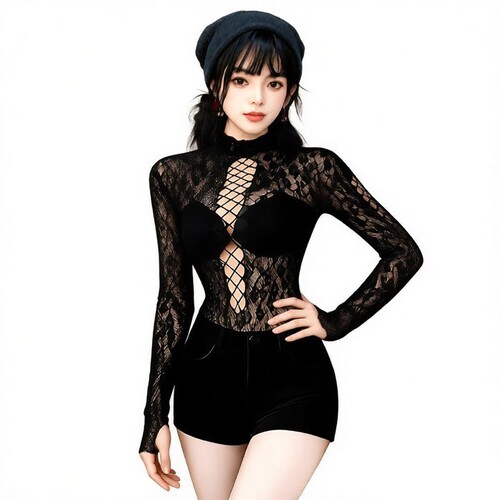 夜店酒吧女GOGO修身连体演出服