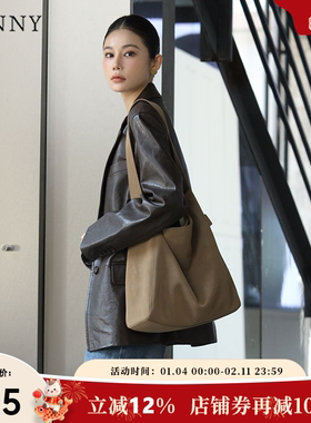 【秋冬新款】Oinny休闲通勤大容量松弛小众高级托特包女包7262