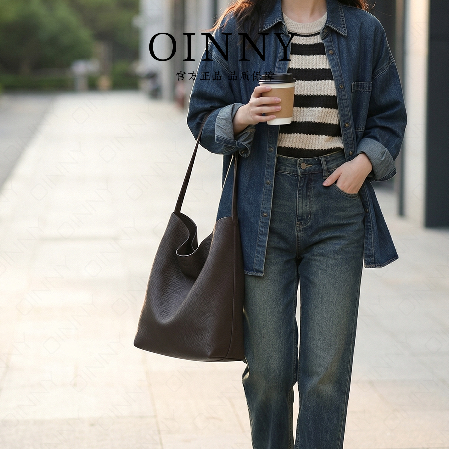 【早春上新】Oinny新款水桶包女通勤大容量包包托特包女包1661