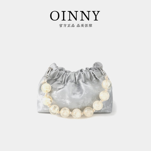 【春夏上新】Oinny新款小众新中式国风时尚褶皱高级云朵女包2038