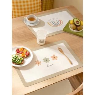 隔热垫防烫餐垫高级感风防水防油餐桌垫家用餐具垫餐布垫碗垫