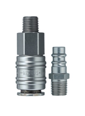 Rectus利达时 单封闭 安全型快换接头 7.8mm通径 25KS系列