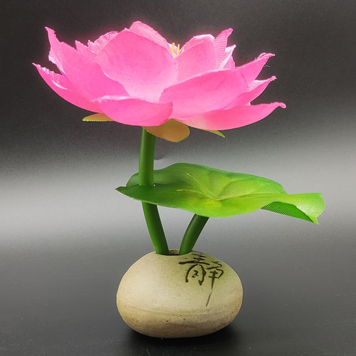 供佛莲花佛堂荷花摆件