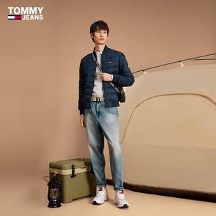 Tommy 鸭绒绗缝轻暖棒球领合身飞行员羽绒服夹克外套78J6186 男装