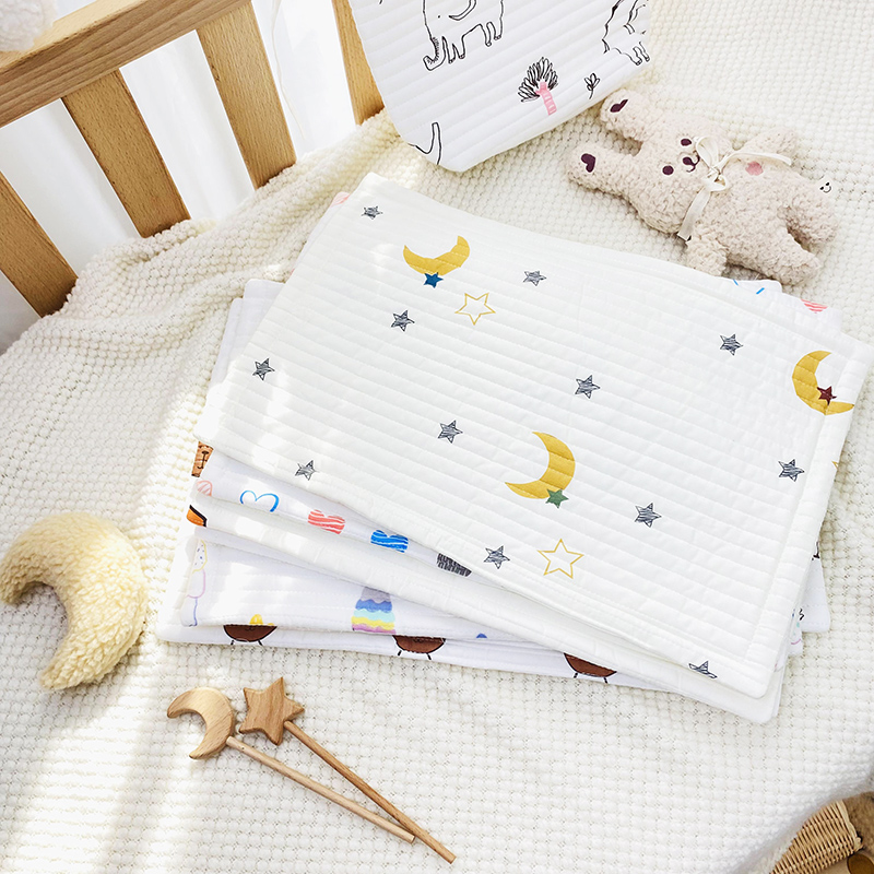 极速新生婴儿枕垫婴儿枕头宝宝0-12个月平头N枕小枕垫防吐奶平枕