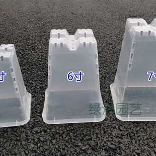 极速加厚透气控根方盆热植蔓绿绒萨利安海芋O塑料花盆秋海棠彩叶