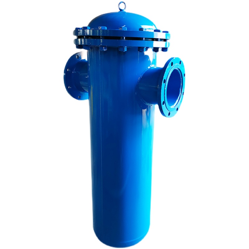 极速空压机压缩空气法兰式精密过滤器 气液分离器 油W水分离过滤