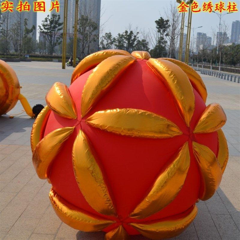 极速6米8米充气柱m子拱门开业广告气模绣球柱灯笼柱盘龙立柱婚庆