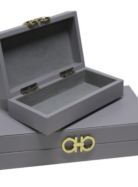 极速新中式首饰盒收纳盒样板房饰品摆件首饰盒工艺T礼品摆饰软装