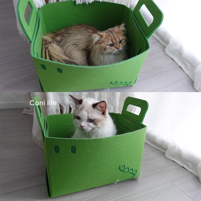 极速宠物猫咪毛毡袋子窝窝垫四季C通用玩耍睡觉一体可折叠布偶猫