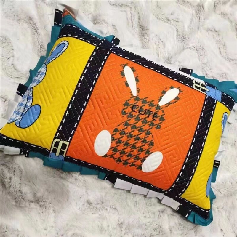 新品40x60cm抗脏一对装家用套装加厚宿舍夹P棉拉链枕头套网红柔软图片