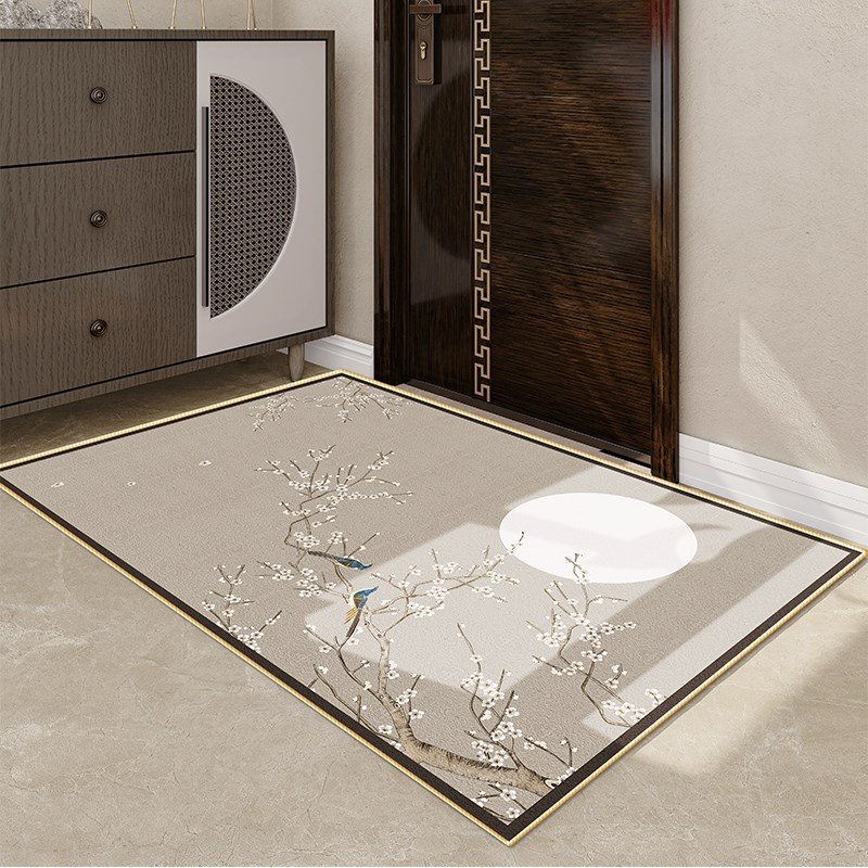 极速地垫防滑入户门地p垫地毯新中式门垫进门脚垫防尘耐脏防滑脚